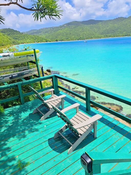 Sailfish Villa Luxury Beachfront Estate Magens Bay Cruz Bay Exterior photo