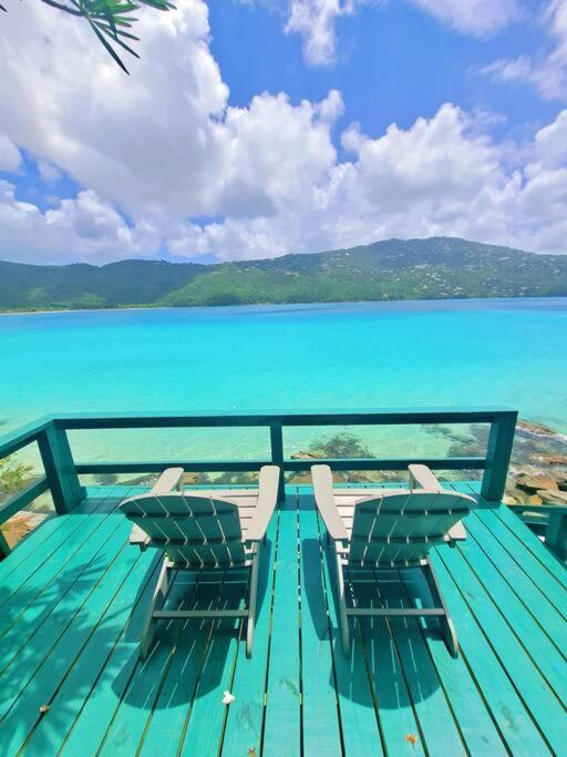 Sailfish Villa Luxury Beachfront Estate Magens Bay Cruz Bay Exterior photo