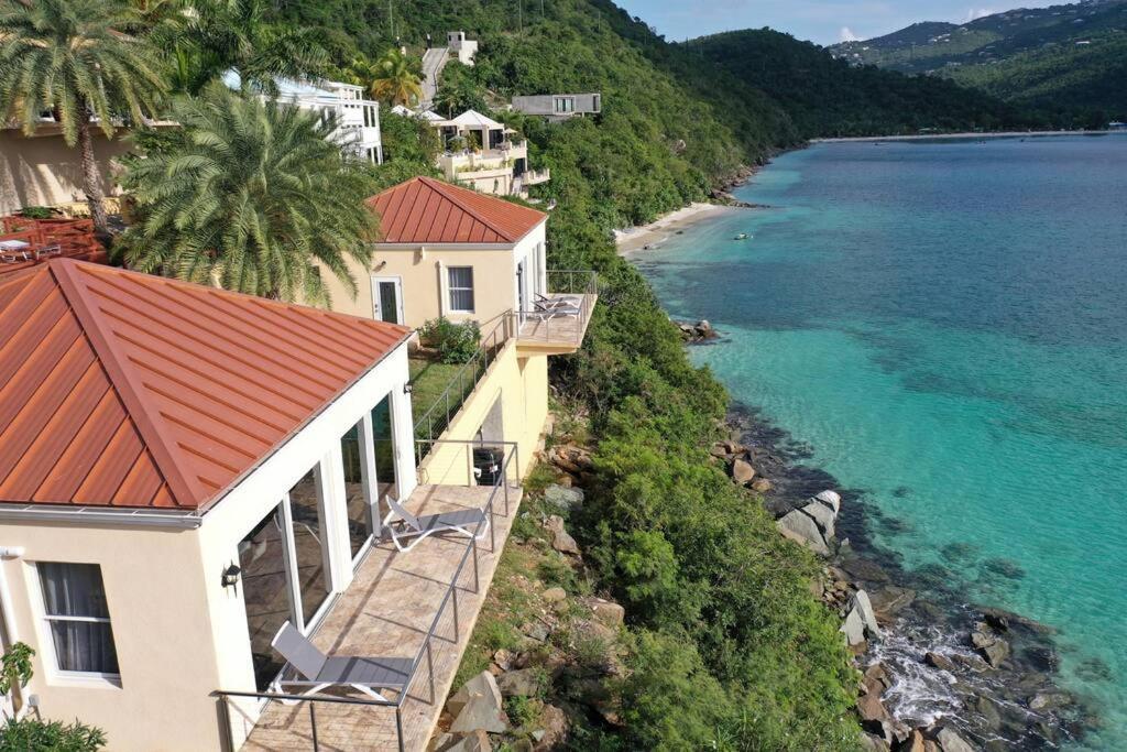 Sailfish Villa Luxury Beachfront Estate Magens Bay Cruz Bay Exterior photo