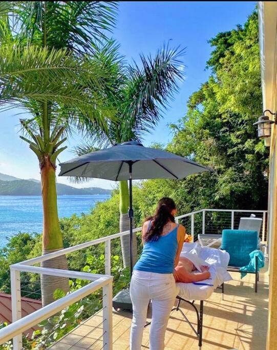 Sailfish Villa Luxury Beachfront Estate Magens Bay Cruz Bay Exterior photo